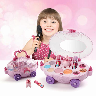 Dress-Up Toy Makeup Cosmetic Box Carriage Shape Pretend Play Girls Cosmetics Kit Environmental Toys Beauty Safety Toy for Kids
Dress-Up Toy Makeup Cosmetic Box Carriage Shape Pretend Play Girls Cosmetics Kit Environmental Toys Beauty Safety Toy for Kids