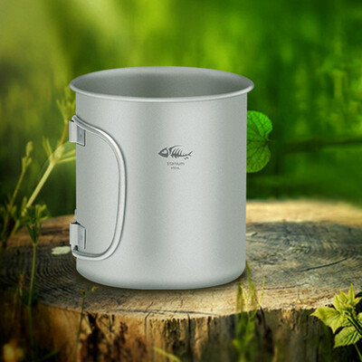 Siaonvr EDC Titanium Pot Ultralight Portable Water Mug Outdoor Camping Cooking Cup Mug 450ML
Siaonvr EDC Titanium Pot Ultralight Portable Water Mug Outdoor Camping Cooking Cup Mug 450ML
