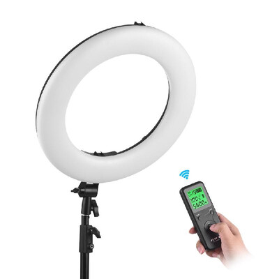 Viltrox VL-600B Professional 5600K Mono-Color LED Ring Video Light Fill Light with Remote Control Adjustable Brightness Max Power
Viltrox VL-600B Professional 5600K Mono-Color LED Ring Video Light Fill Light with Remote Control Adjustable Brightness Max Power