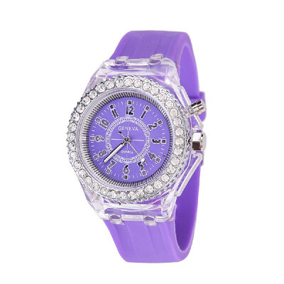 Women Multi-Functional Silica Gel Nightlight Watch Fashion Lovely Student Wristwatch LED Electronic Quartz Watch
Women Multi-Functional Silica Gel Nightlight Watch Fashion Lovely Student Wristwatch LED Electronic Quartz Watch