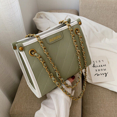 New rhombic embroidered line small bag female 2019 new wave Korean version of the wild single shoulder slung fashion chain tote bag
New rhombic embroidered line small bag female 2019 new wave Korean version of the wild single shoulder slung fashion chain tote bag