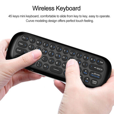 Wechip W1 Russian Version 24G Air Mouse Wireless Keyboard Remote Control Infrared Remote Learning 6-Axis Motion Sense w USB Rece
Wechip W1 Russian Version 24G Air Mouse Wireless Keyboard Remote Control Infrared Remote Learning 6-Axis Motion Sense w USB Rece