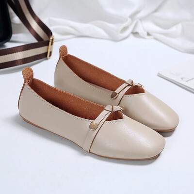 Bean Bean Shoes Womens Korean Flat Bottom Leisure Sennu Style Retro Grandma Shoes Shallow-mouthed Womens Single Shoes
Bean Bean Shoes Womens Korean Flat Bottom Leisure Sennu Style Retro Grandma Shoes Shallow-mouthed Womens Single Shoes
