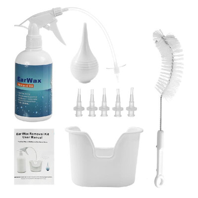 Household Practical Ear Wash Kit Easy Using Ears Cleaning Tool Suite Earwax Removing Product 
Household Practical Ear Wash Kit Easy Using Ears Cleaning Tool Suite Earwax Removing Product