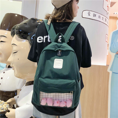Ins wind bag female Korean version of high school junior high school junior high school junior high school girl transparent Mori h
Ins wind bag female Korean version of high school junior high school junior high school junior high school girl transparent Mori h