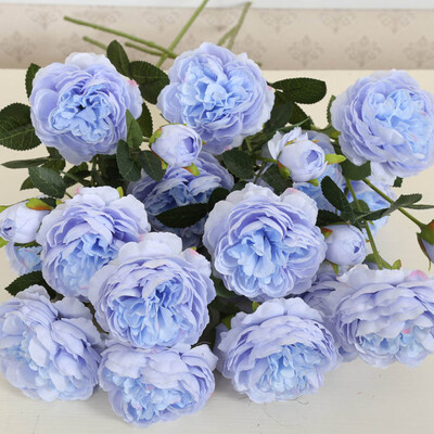 1pc 3 heads Artificial Fake Western Rose Flower Peony Bridal Bouquet Wedding Home Decor Table Decoration Accessories
1pc 3 heads Artificial Fake Western Rose Flower Peony Bridal Bouquet Wedding Home Decor Table Decoration Accessories