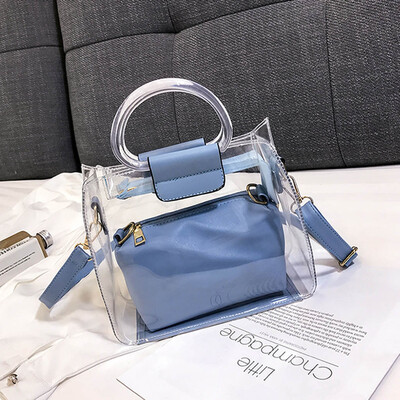 2019 Fashion PVC Jelly Bag Women Transparent Shoulder Messenger Bags Clear Crossbody Bag Female Small Tote T3G
2019 Fashion PVC Jelly Bag Women Transparent Shoulder Messenger Bags Clear Crossbody Bag Female Small Tote T3G