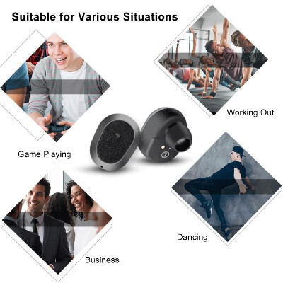 Fineblue Fblue TWS Earbuds True Wireless Bluetooth 50 Headphones with Mic Auto Power On Pairing Binaural Noise Reduction Earph
Fineblue Fblue TWS Earbuds True Wireless Bluetooth 50 Headphones with Mic Auto Power On Pairing Binaural Noise Reduction Earph
