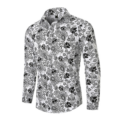 Toponeto Mens Autumn Ethnic Business Leisure Printing Long-sleeved Shirt Top Blouse
Toponeto Mens Autumn Ethnic Business Leisure Printing Long-sleeved Shirt Top Blouse