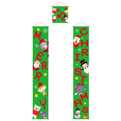 Merry Christmas Couplet Christmas Porch Sign Xmas Decoration Hanging Banners For Home Party Garden Indoor Outdoor
Merry Christmas Couplet Christmas Porch Sign Xmas Decoration Hanging Banners For Home Party Garden Indoor Outdoor