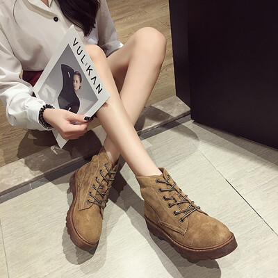 European&American retro-Martin boots England style new autumn handsome&fashionable suede college wind-style short boots
European&American retro-Martin boots England style new autumn handsome&fashionable suede college wind-style short boots