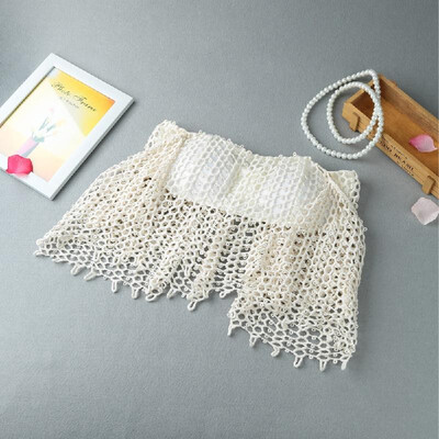 Sexy Women Crochet Crop Top Hollow Out Off Shoulder Elastic Slash Neck Thin Padded Boho Beach Tops Vest Beige
Sexy Women Crochet Crop Top Hollow Out Off Shoulder Elastic Slash Neck Thin Padded Boho Beach Tops Vest Beige