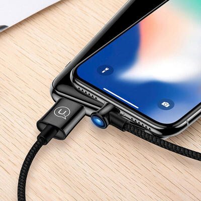 USAMS Mobile Phone Lightning Cable USB Charging Smart Power Off Bend Cables For IPhone
USAMS Mobile Phone Lightning Cable USB Charging Smart Power Off Bend Cables For IPhone