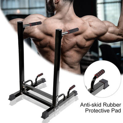 Greensen Durable Steel Dip Dipping Knee Raise Station Stand for Home Gym Fitness Exercise
Greensen Durable Steel Dip Dipping Knee Raise Station Stand for Home Gym Fitness Exercise
