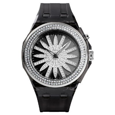 SKMEI 1536 Woman Quartz Watch Rotating Flower Dial Colorful LED Backlight Transparent Case Strap Female Wristwatch
SKMEI 1536 Woman Quartz Watch Rotating Flower Dial Colorful LED Backlight Transparent Case Strap Female Wristwatch