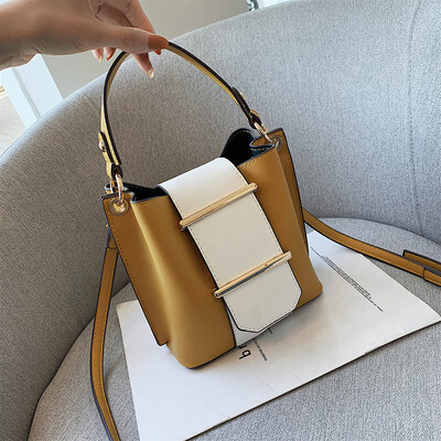 Qiao Bani 2019 new Korean fashion Dongdaemun hit color bucket bag hand shoulder shoulder diagonal trend handbags
Qiao Bani 2019 new Korean fashion Dongdaemun hit color bucket bag hand shoulder shoulder diagonal trend handbags