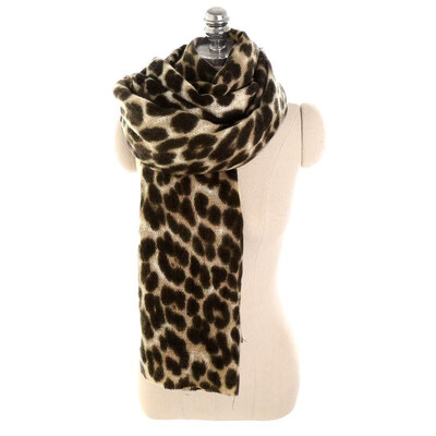 New Fashion Women Scarf Leopard Print Long Wool Shawl Faux Cashmere Scarves Pashmina Neckerchief
New Fashion Women Scarf Leopard Print Long Wool Shawl Faux Cashmere Scarves Pashmina Neckerchief
