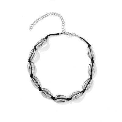 Bohemian Black Shell Choker Necklace For Women Handmade Rope Seashell Necklace Lady Jewelry
Bohemian Black Shell Choker Necklace For Women Handmade Rope Seashell Necklace Lady Jewelry