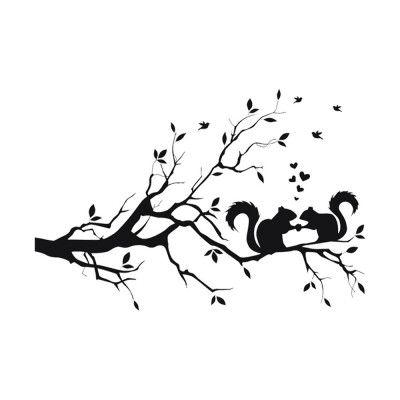 〖Follure〗Squirrel On Long Tree Branch Wall Sticker Animals Cats Art Decal Kids Room Decor
〖Follure〗Squirrel On Long Tree Branch Wall Sticker Animals Cats Art Decal Kids Room Decor