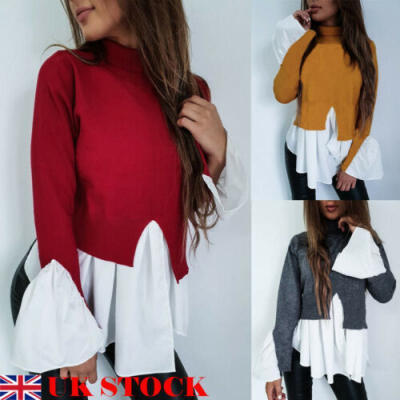 UK ❤ Women Lady Tops Oversized Casual Loose Long Sleeve Turtle Neck Top Clothing
UK ❤ Women Lady Tops Oversized Casual Loose Long Sleeve Turtle Neck Top Clothing