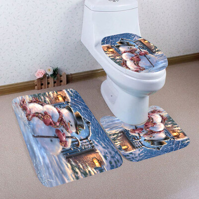 Tailored 3PCS Christmas Bathroom Non-Slip Pedestal Rug Lid Toilet Cover Bath Mat Set
Tailored 3PCS Christmas Bathroom Non-Slip Pedestal Rug Lid Toilet Cover Bath Mat Set