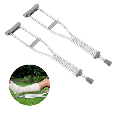 Greensen 102cm Aluminum Alloy Push Button Adjustable Crutches with Pads Adult Walking Crutches
Greensen 102cm Aluminum Alloy Push Button Adjustable Crutches with Pads Adult Walking Crutches