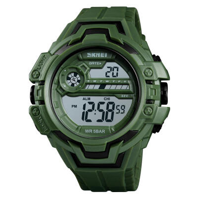 SKMEI Mens Smart Watch Sports Digital 50M Waterproof Countdown Alarm Clock Dual Time Luminous Electronic Wrist Watch
SKMEI Mens Smart Watch Sports Digital 50M Waterproof Countdown Alarm Clock Dual Time Luminous Electronic Wrist Watch