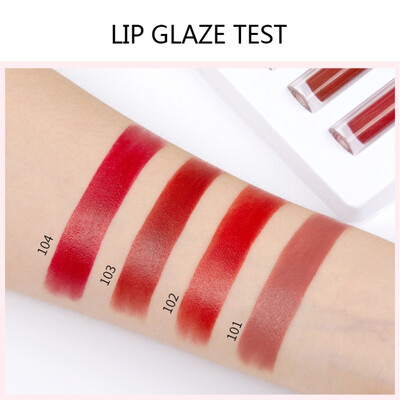4pcs Velvet Lip Gloss Set Waterproof Non-stick Cup Long Lasting Colorfast Liquid Lipstick Lit
4pcs Velvet Lip Gloss Set Waterproof Non-stick Cup Long Lasting Colorfast Liquid Lipstick Lit