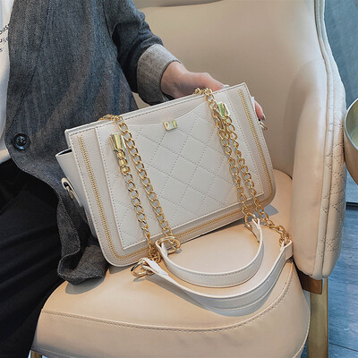 Female bag new fashion tide Korean version of the embroidered line rhombic chain bag slung simple atmospheric shoulder b
Female bag new fashion tide Korean version of the embroidered line rhombic chain bag slung simple atmospheric shoulder b