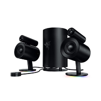 Razer Nommo Pro 21 Gaming Speaker THX Certified Premium Audio Dolby Virtual Surround Sound 7inch Subwoofer Chroma Light Effect
Razer Nommo Pro 21 Gaming Speaker THX Certified Premium Audio Dolby Virtual Surround Sound 7inch Subwoofer Chroma Light Effect