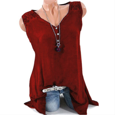 Starmoon Women Plus Size Casual Lace V Neck Solid Daily Sleeveless Vest Tops Shirt Blouse
Starmoon Women Plus Size Casual Lace V Neck Solid Daily Sleeveless Vest Tops Shirt Blouse