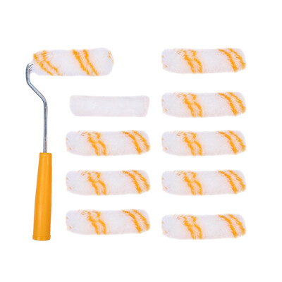 1 Bracket 10 Brushes Paint Roller Corrosion Wall Paint Brush SetResistance Painting Brush House Decoration Painting Supplies
1 Bracket 10 Brushes Paint Roller Corrosion Wall Paint Brush SetResistance Painting Brush House Decoration Painting Supplies