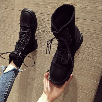 Handsome retro Martin boots British style new autumn thick heel suede tie student boots trend
Handsome retro Martin boots British style new autumn thick heel suede tie student boots trend