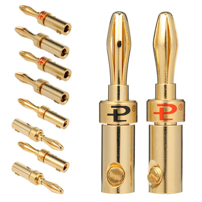 Banana Plug Connector Corrosion-Resistant Banana Connector for Audio Video Amplifier Speaker Cable Jack
Banana Plug Connector Corrosion-Resistant Banana Connector for Audio Video Amplifier Speaker Cable Jack
