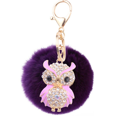 Car Keychain Handmade Cute Creative Plush Owl Rex Rabbit Hairball Crystal Rhinestone Jewelry Bag Pendant
Car Keychain Handmade Cute Creative Plush Owl Rex Rabbit Hairball Crystal Rhinestone Jewelry Bag Pendant