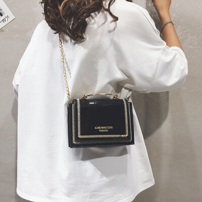 Net red patent leather bag handbags new 2019 foreign gas Korean version of the wild portable small square bag chain shoulder Messenger bag
Net red patent leather bag handbags new 2019 foreign gas Korean version of the wild portable small square bag chain shoulder Messenger bag