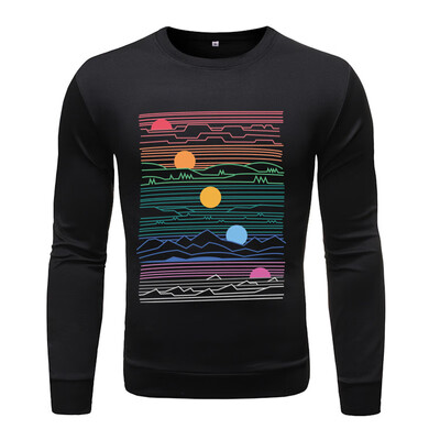Toponeto Mens Fashion Long-sleeved Round Neck Solid Color Printing Sweater Tops Blouse
Toponeto Mens Fashion Long-sleeved Round Neck Solid Color Printing Sweater Tops Blouse