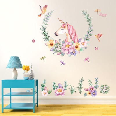 Unicorn Removable Wall Stickers Decal Art Vinyl Flower Mural Home Room Decor DIY
Unicorn Removable Wall Stickers Decal Art Vinyl Flower Mural Home Room Decor DIY