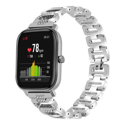 ECSEM Bling Bracelet Compatible with Amazfit GTS Smartwatch 20mm Bands for Women Stainless Steel Sparkling Rhinestones Wristbands
ECSEM Bling Bracelet Compatible with Amazfit GTS Smartwatch 20mm Bands for Women Stainless Steel Sparkling Rhinestones Wristbands