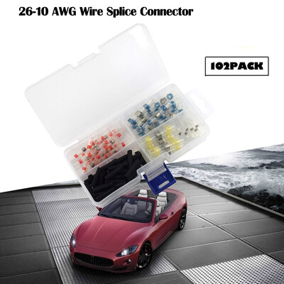 Tailored 102PCS Solder Sleeve Heat Shrink Butt Waterproof 26-10 AWG Wire Splice Connector
Tailored 102PCS Solder Sleeve Heat Shrink Butt Waterproof 26-10 AWG Wire Splice Connector