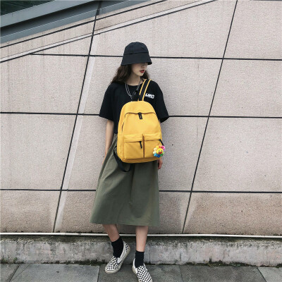 Solid color ins wind bag female Korean ulzzang high school junior high school students backpack backpack backpack Joker
Solid color ins wind bag female Korean ulzzang high school junior high school students backpack backpack backpack Joker