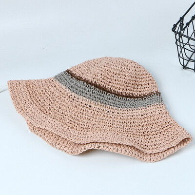 Spring&summer sun hat summer female ins hand crochet straw hat folding sun hat large brim striped beach hat
Spring&summer sun hat summer female ins hand crochet straw hat folding sun hat large brim striped beach hat