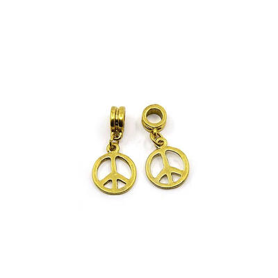 Alloy European Dangle Beads Stopper Lead Free&Cadmium Free Peace Sign Antique Golden about 30mm long 14mm wide
Alloy European Dangle Beads Stopper Lead Free&Cadmium Free Peace Sign Antique Golden about 30mm long 14mm wide