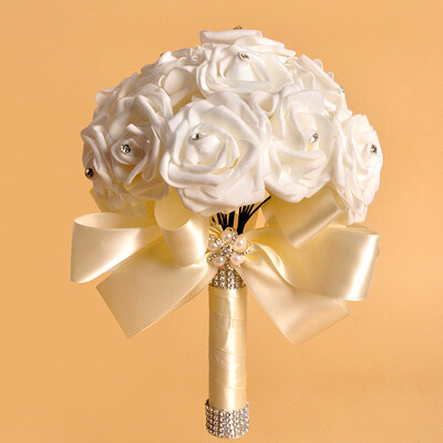 Siaonvr Crystal Roses Pearl Bridesmaid Wedding Bouquet Bridal Artificial Silk Flowers BG
Siaonvr Crystal Roses Pearl Bridesmaid Wedding Bouquet Bridal Artificial Silk Flowers BG