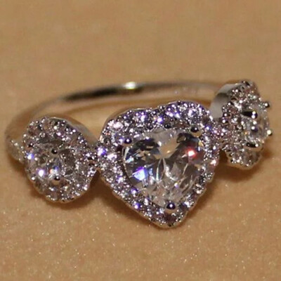 Limited Edition Wedding Ring Special Moment For Her Simple Rhinestones Inlaid Ring Engagement
Limited Edition Wedding Ring Special Moment For Her Simple Rhinestones Inlaid Ring Engagement
