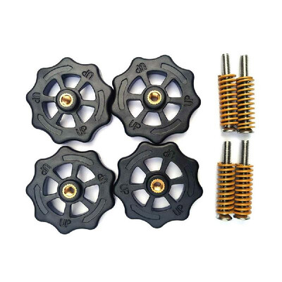 4pcs Upgraded Hand Twist Leveling Nut Diameter 40mm 4pcs Hot Bed Spring 4pcs M4X35mm Screws for Creality Ender 3 A8 3D Printer
4pcs Upgraded Hand Twist Leveling Nut Diameter 40mm 4pcs Hot Bed Spring 4pcs M4X35mm Screws for Creality Ender 3 A8 3D Printer