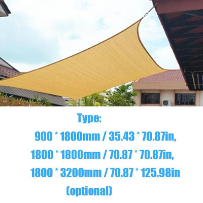 PE Sunshade Quadrangle Practical Rectangle Sand Color Awning Scenery Shading Wind Resistance Heatproof Oxidation Resistance Canopy 
PE Sunshade Quadrangle Practical Rectangle Sand Color Awning Scenery Shading Wind Resistance Heatproof Oxidation Resistance Canopy