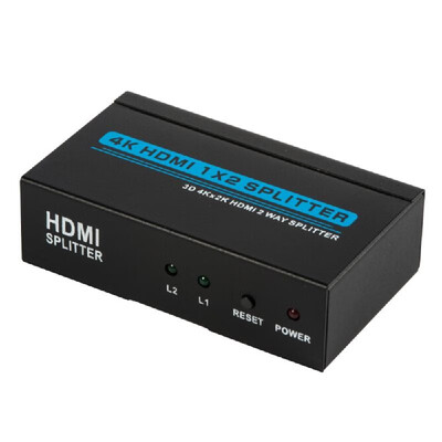 3D Ultra HD 4K 2K 14 HDMI Splitter 1 2 Ports Powered Female Switch Box Hub 1 in 2 out for HDTVDVDPS3Xbox OneXbox 360
3D Ultra HD 4K 2K 14 HDMI Splitter 1 2 Ports Powered Female Switch Box Hub 1 in 2 out for HDTVDVDPS3Xbox OneXbox 360