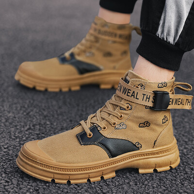 Martin boots mens versatile canvas breathable casual high to help desert tide boots wild England tooling Martin shoes mens boots
Martin boots mens versatile canvas breathable casual high to help desert tide boots wild England tooling Martin shoes mens boots