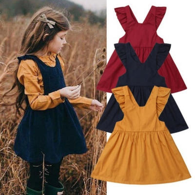 Newborn Kids Baby Girl Cotton Strap Ruffle Princess Party Skirt Dress Sundress 6Months-5 Years
Newborn Kids Baby Girl Cotton Strap Ruffle Princess Party Skirt Dress Sundress 6Months-5 Years